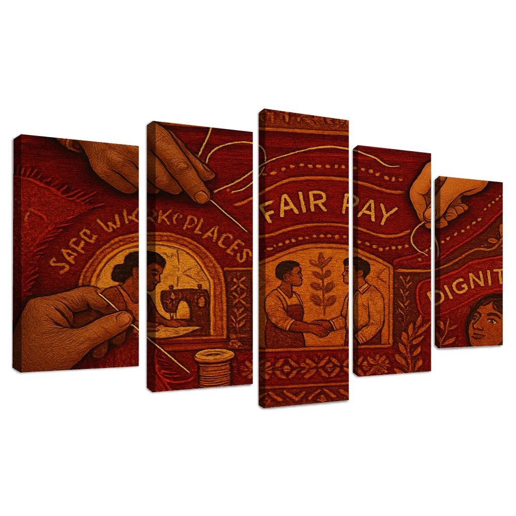 Threads Of Tomorrow Labor Rights Woven Into A Living Tapestry decor