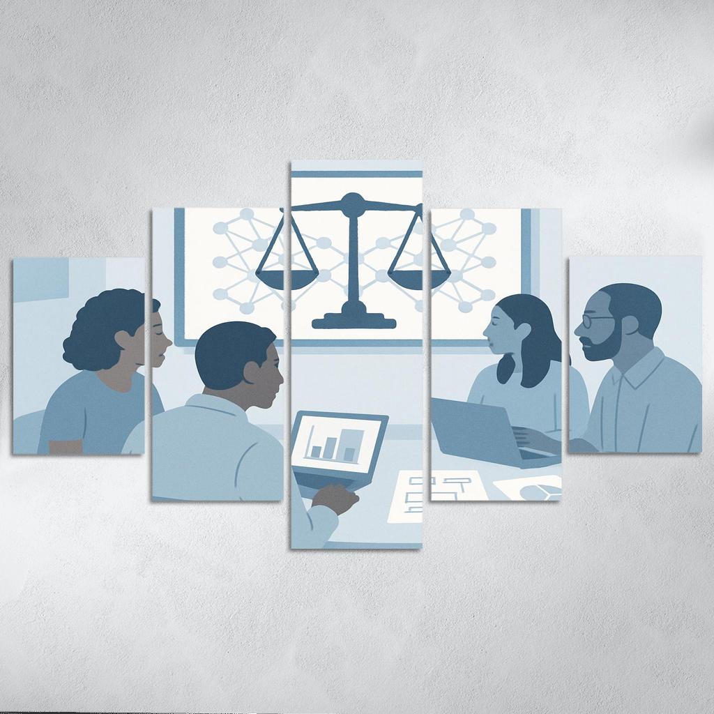 Algorithmic Fairness And Ethical AI In Everyday Life wall decor