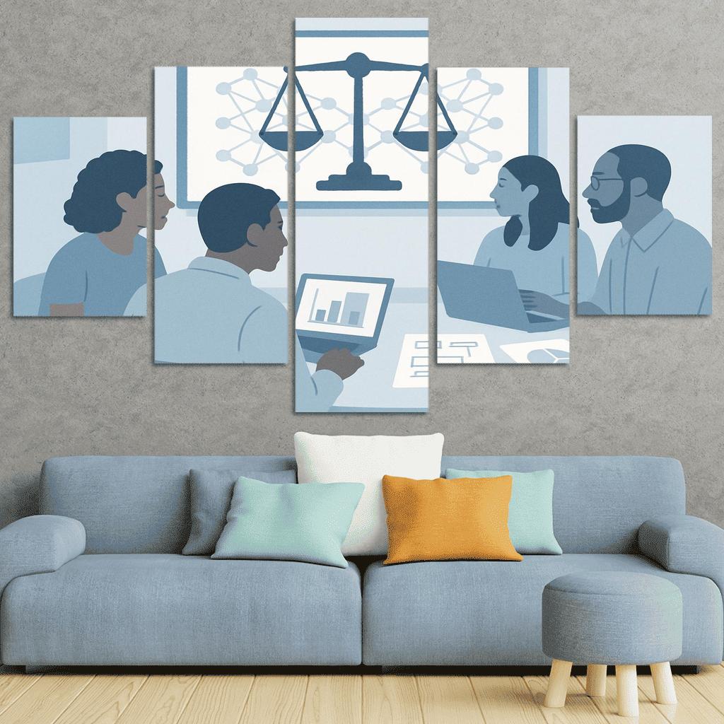 Algorithmic Fairness And Ethical AI In Everyday Life wall decor