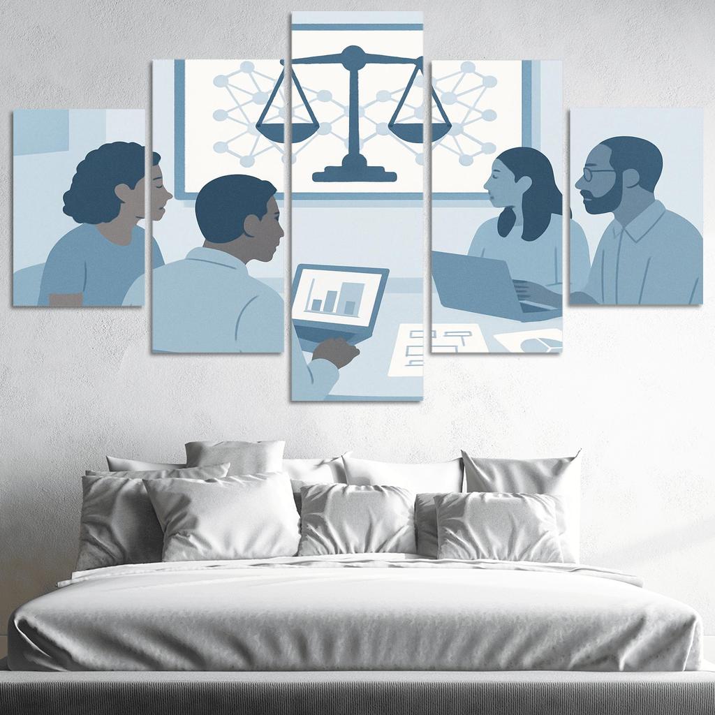 Algorithmic Fairness And Ethical AI In Everyday Life wall decor