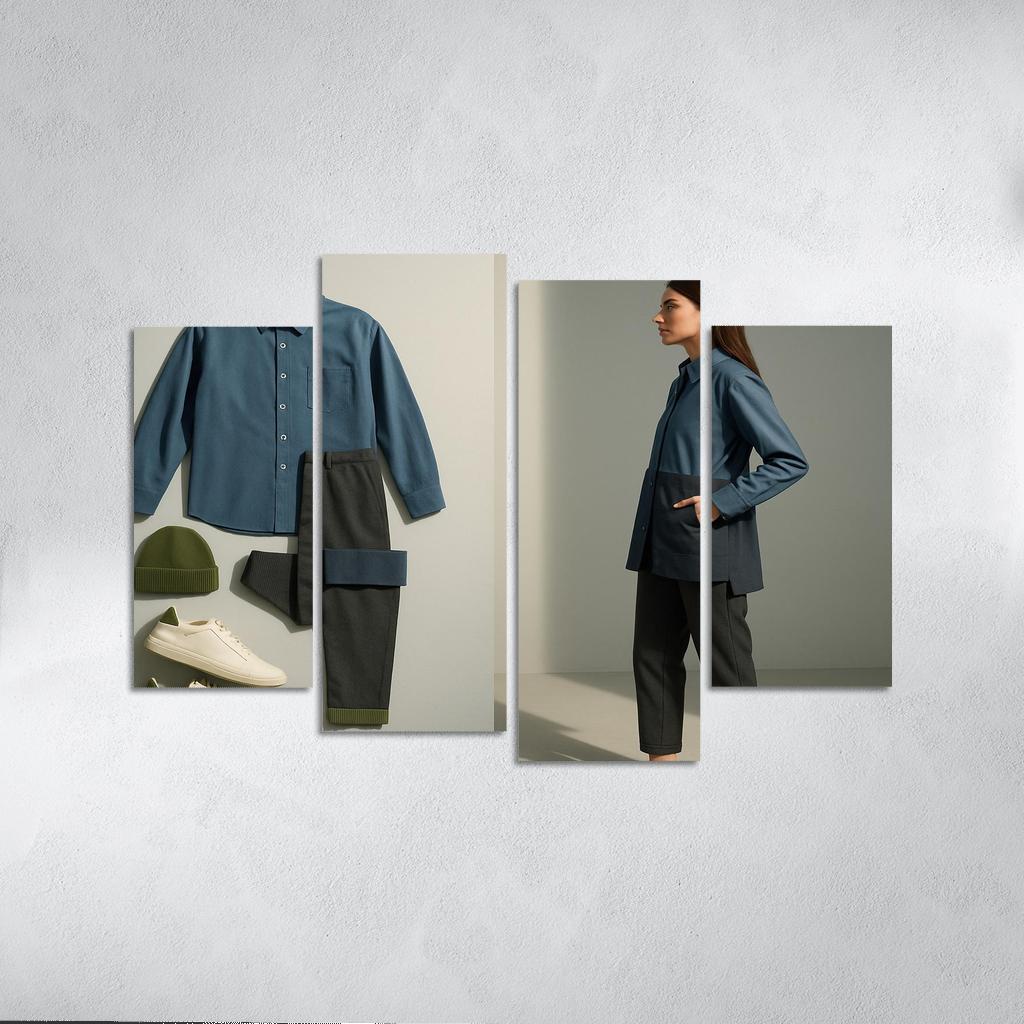 Convertible Modular Wardrobe With Hidden Fastenings home decor