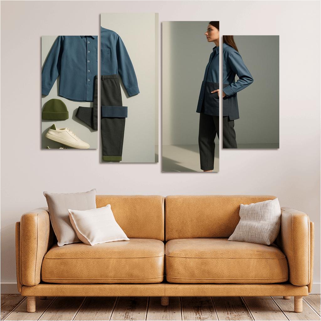 Convertible Modular Wardrobe With Hidden Fastenings home decor
