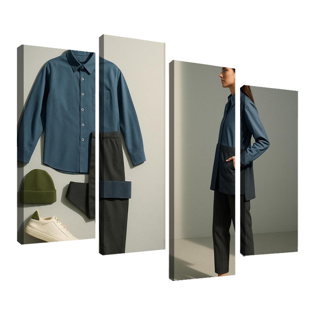 Convertible Modular Wardrobe With Hidden Fastenings home decor