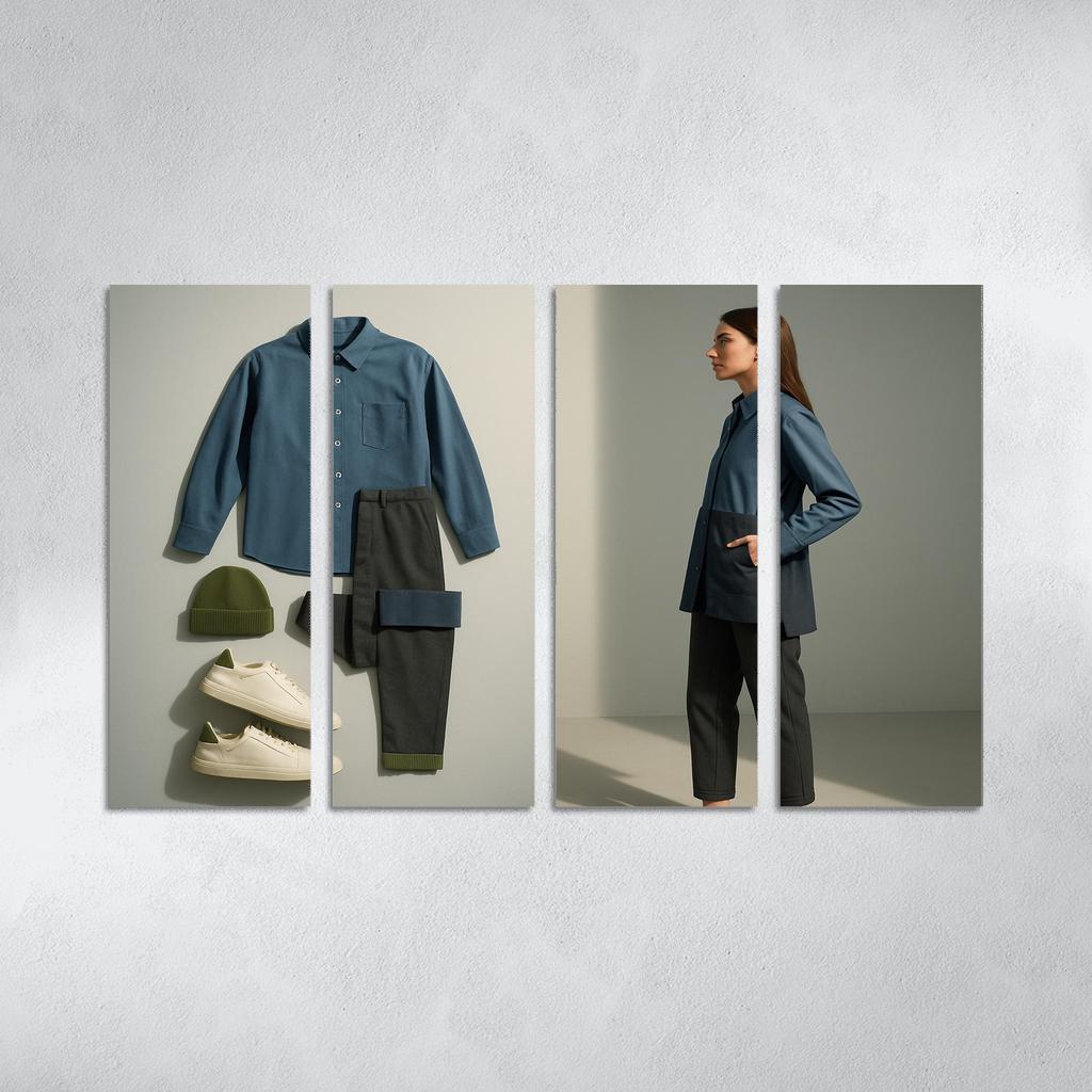 Convertible Modular Wardrobe With Hidden Fastenings home decor