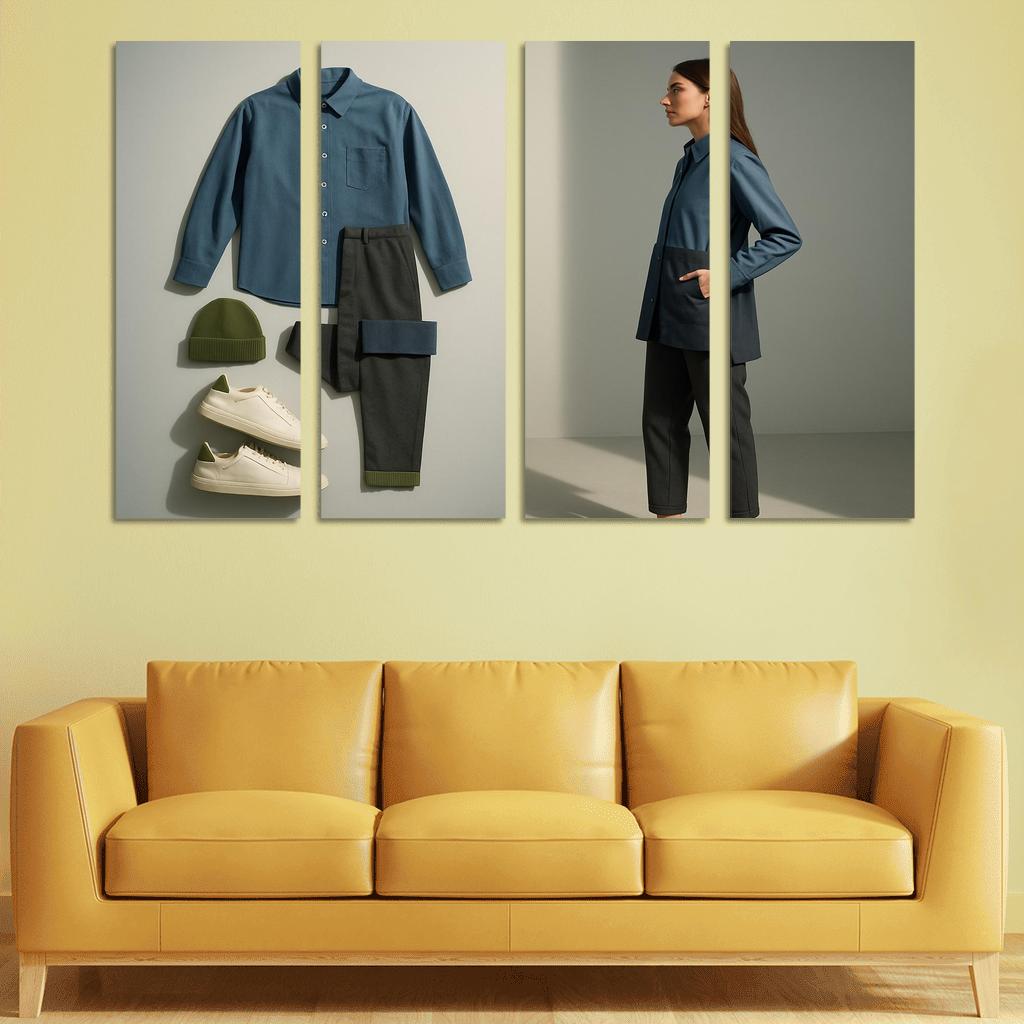 Convertible Modular Wardrobe With Hidden Fastenings home decor