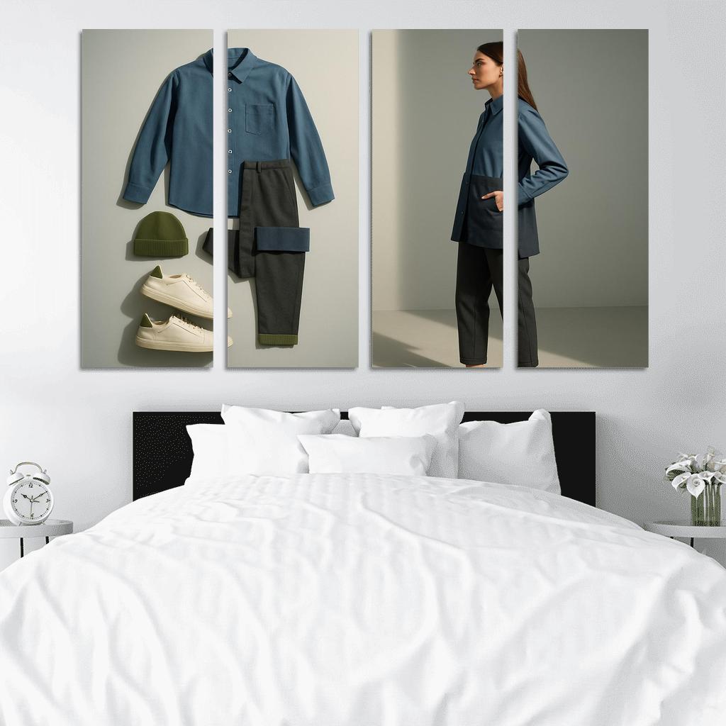 Convertible Modular Wardrobe With Hidden Fastenings home decor