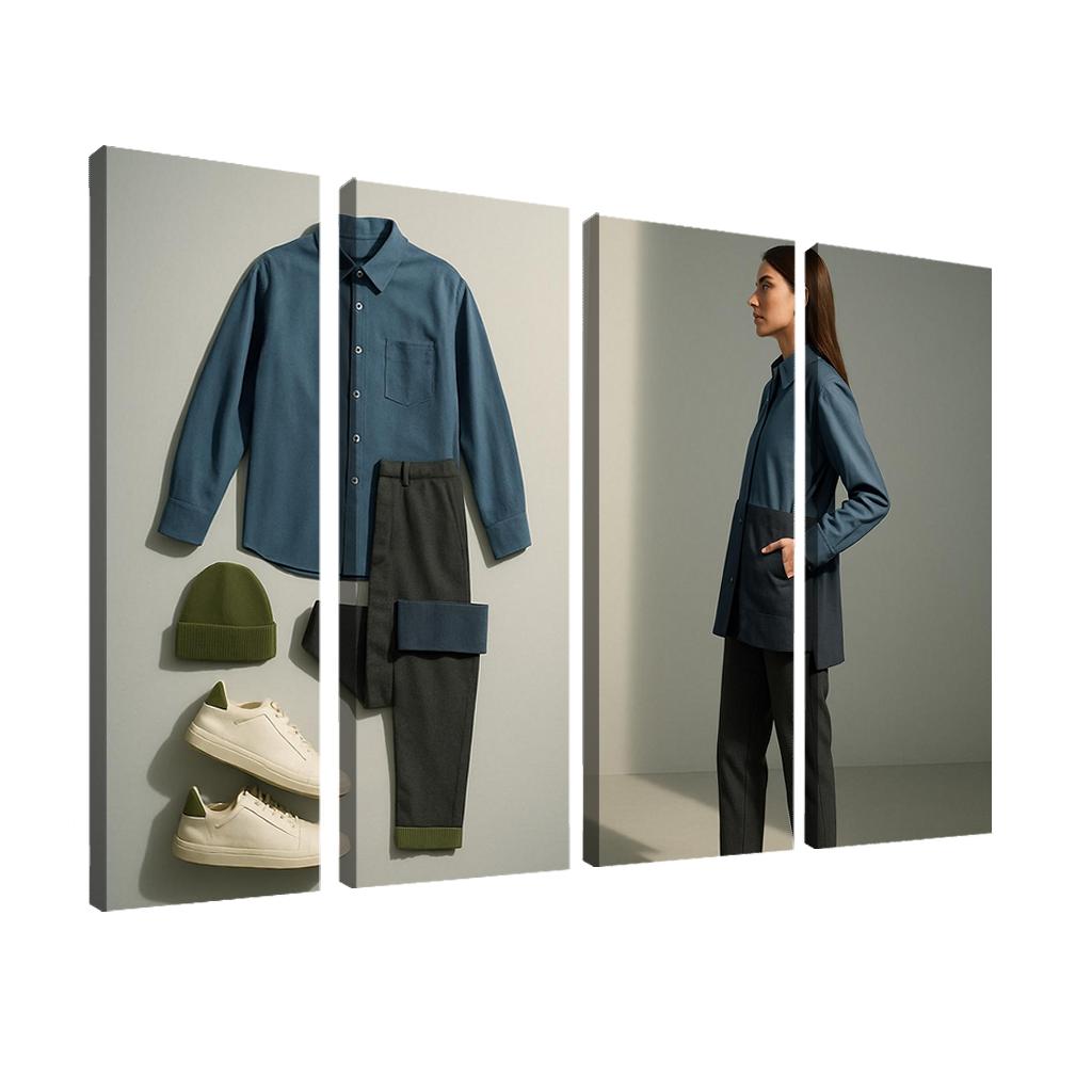 Convertible Modular Wardrobe With Hidden Fastenings home decor