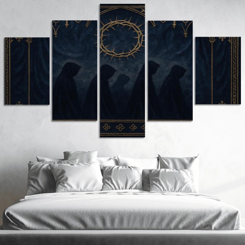 Thorned Halo Tapestry Of Night Liturgy canvas paintings frame