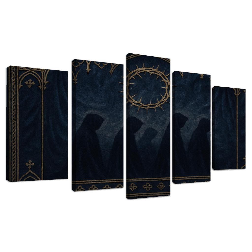Thorned Halo Tapestry Of Night Liturgy canvas paintings frame