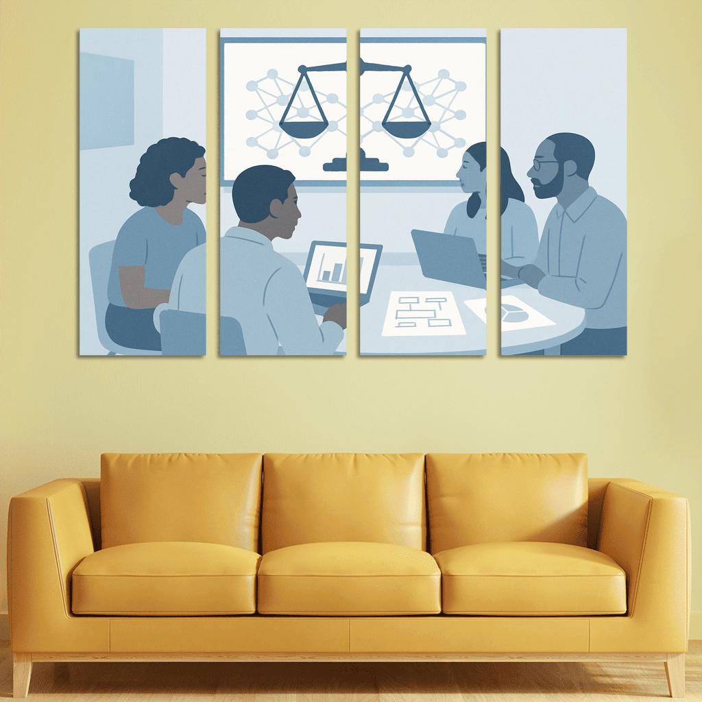 Algorithmic Fairness And Ethical AI In Everyday Life wall decor