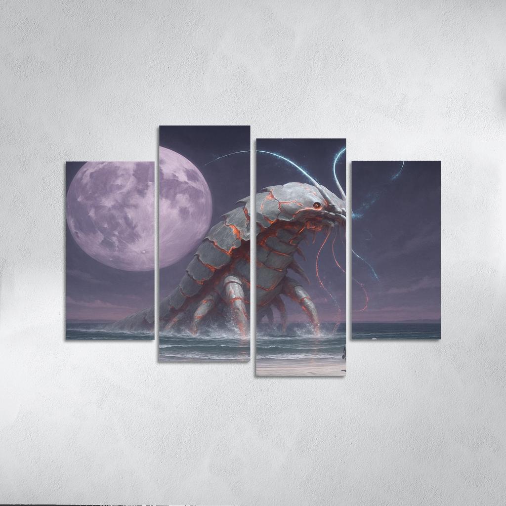 The Porcelain Leviathan Of The Salt Moon home decor