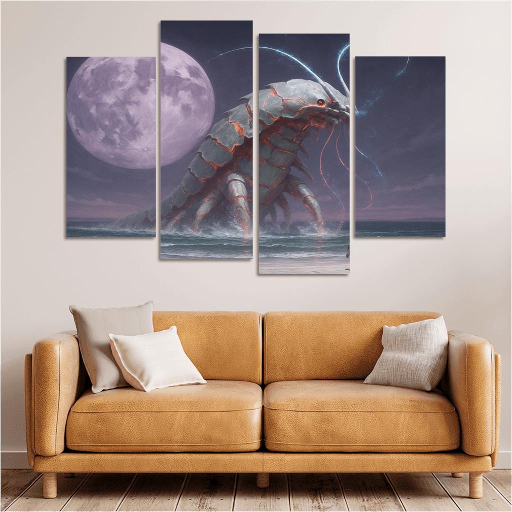 The Porcelain Leviathan Of The Salt Moon home decor