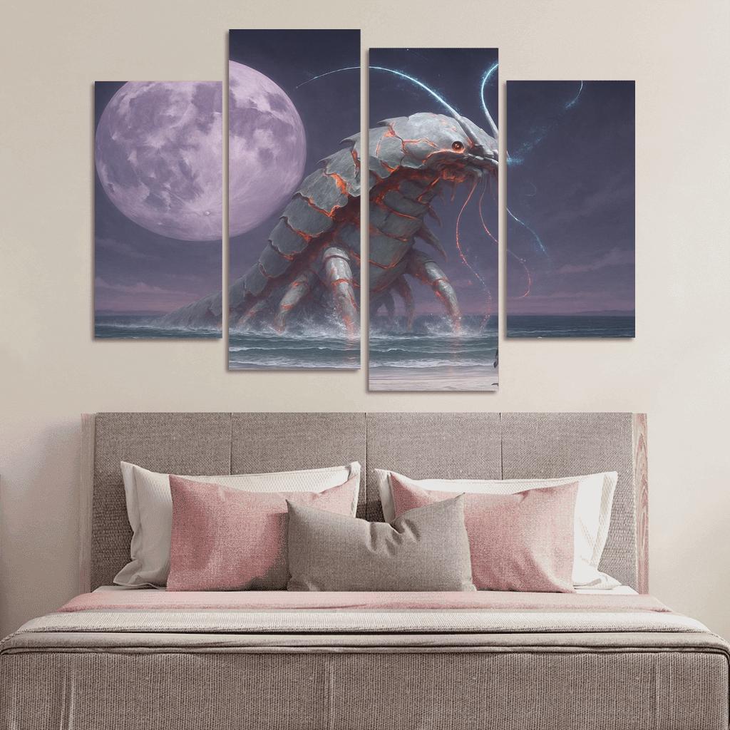 The Porcelain Leviathan Of The Salt Moon home decor