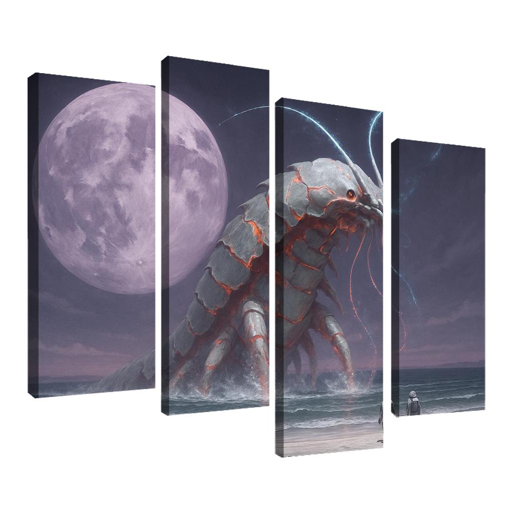 The Porcelain Leviathan Of The Salt Moon home decor