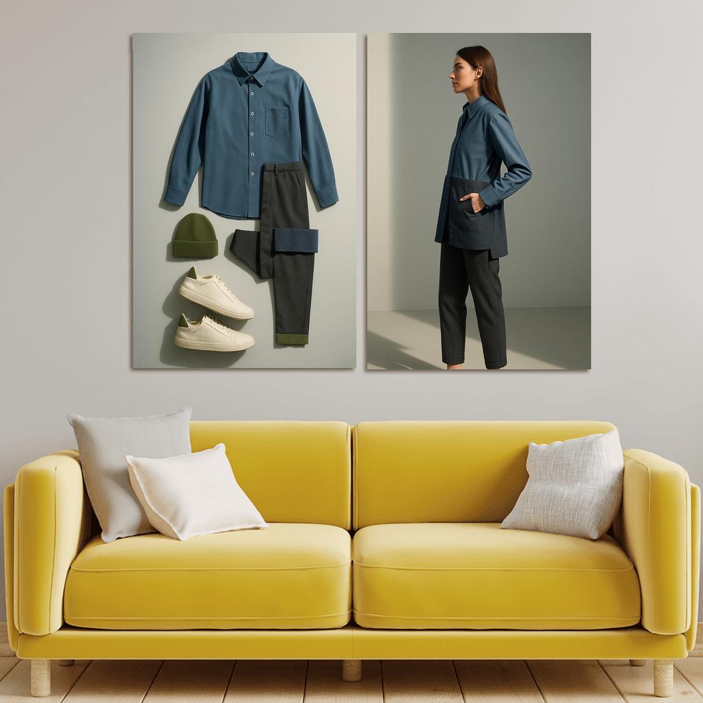 Convertible Modular Wardrobe With Hidden Fastenings home decor