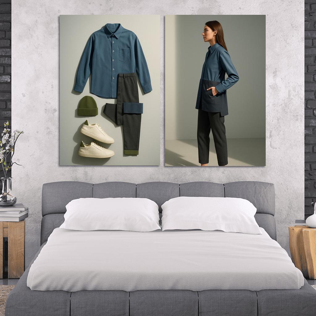 Convertible Modular Wardrobe With Hidden Fastenings home decor