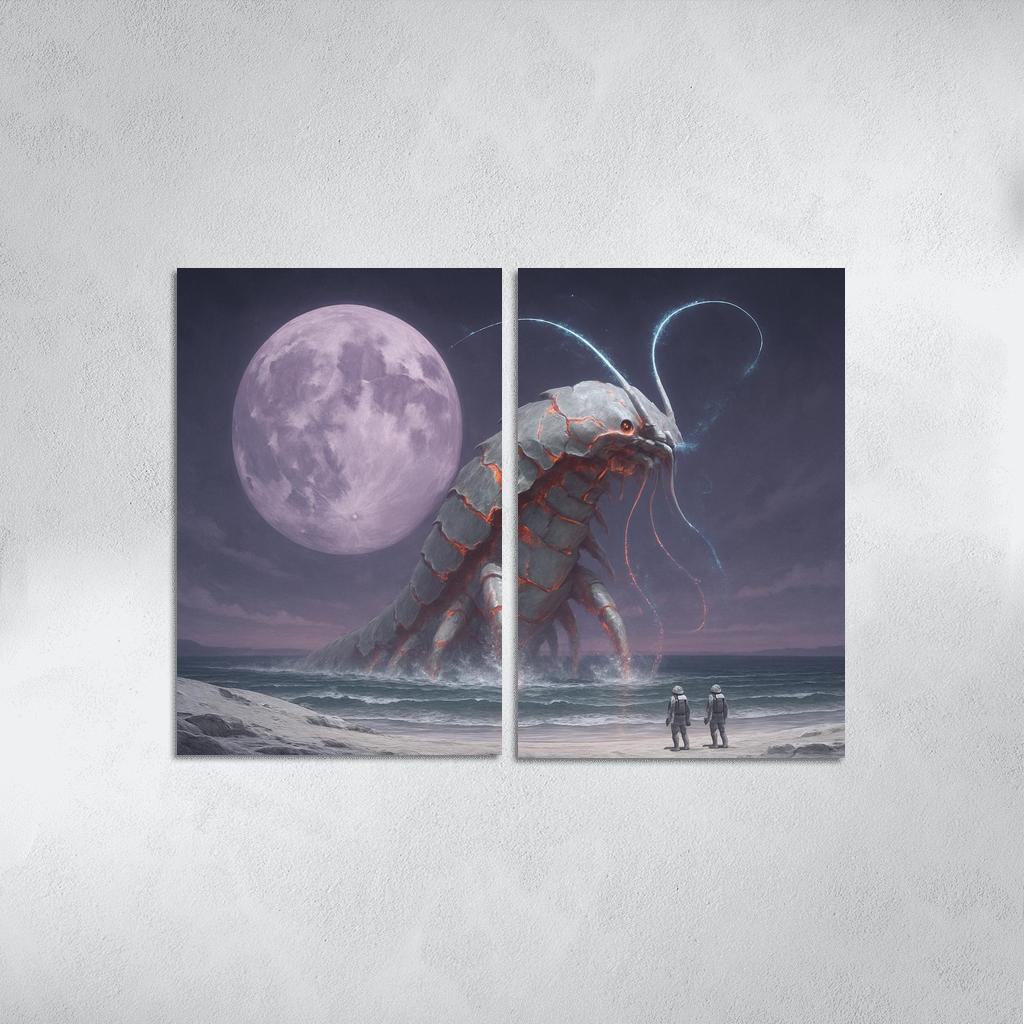 The Porcelain Leviathan Of The Salt Moon home decor