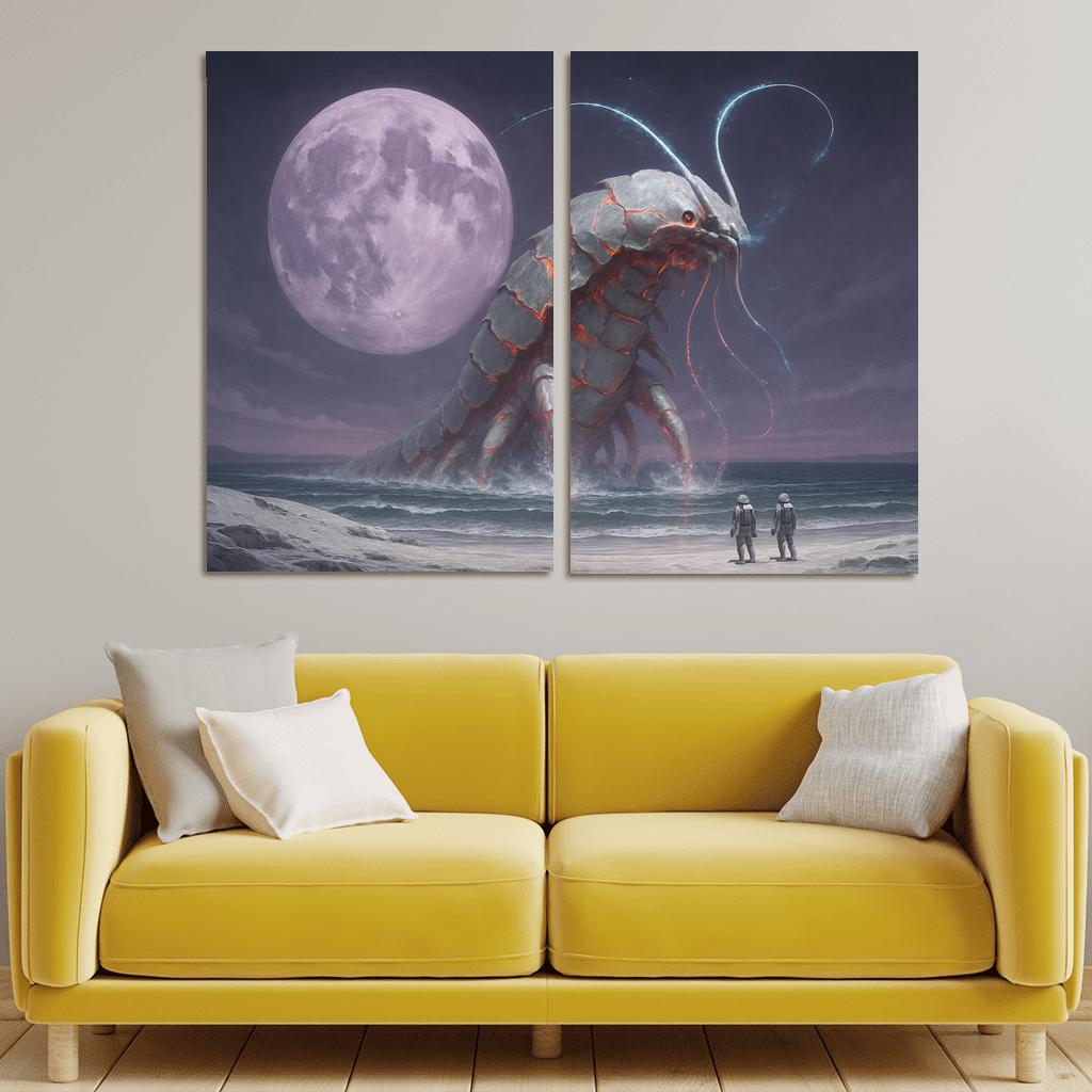 The Porcelain Leviathan Of The Salt Moon home decor
