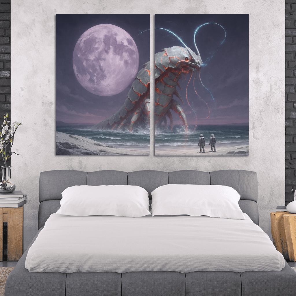 The Porcelain Leviathan Of The Salt Moon home decor