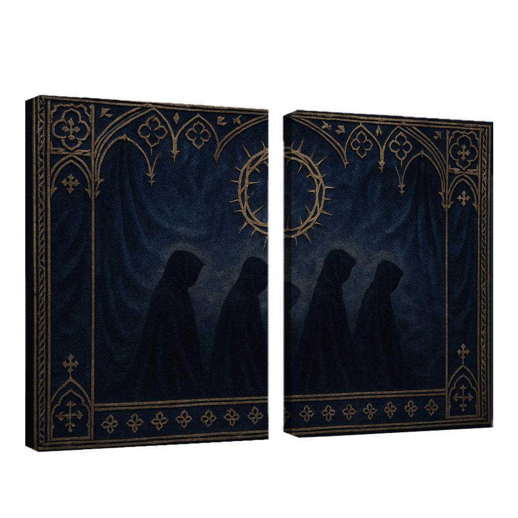 Thorned Halo Tapestry Of Night Liturgy canvas paintings frame