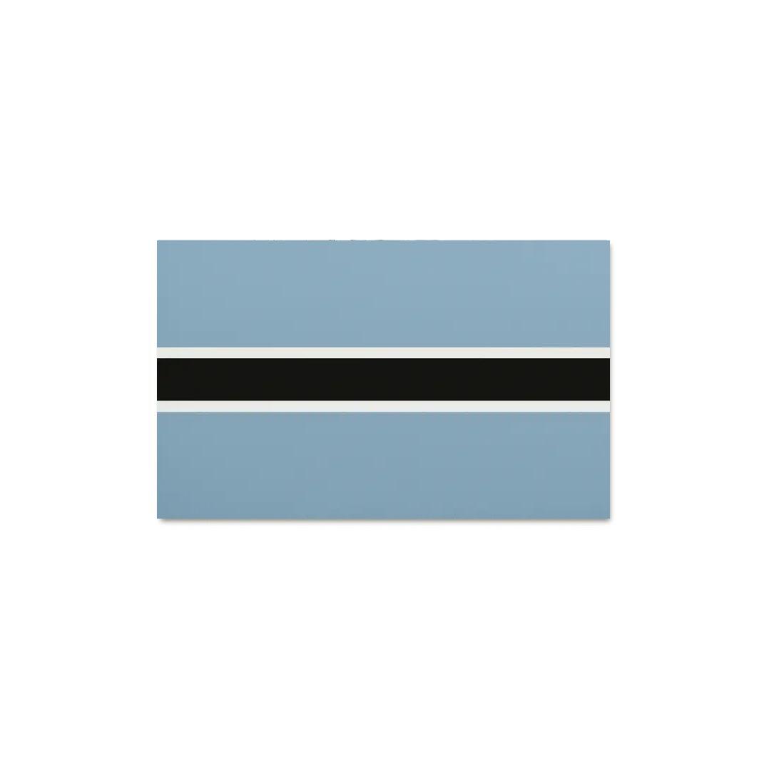 Quiet Resolve Minimalism The Flag Of Botswana custom paintings frame