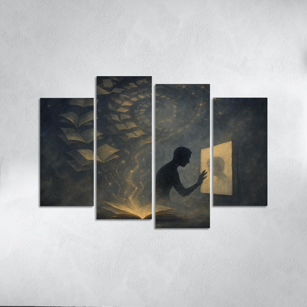 Library Of Unwritten Memories premium artwork frames