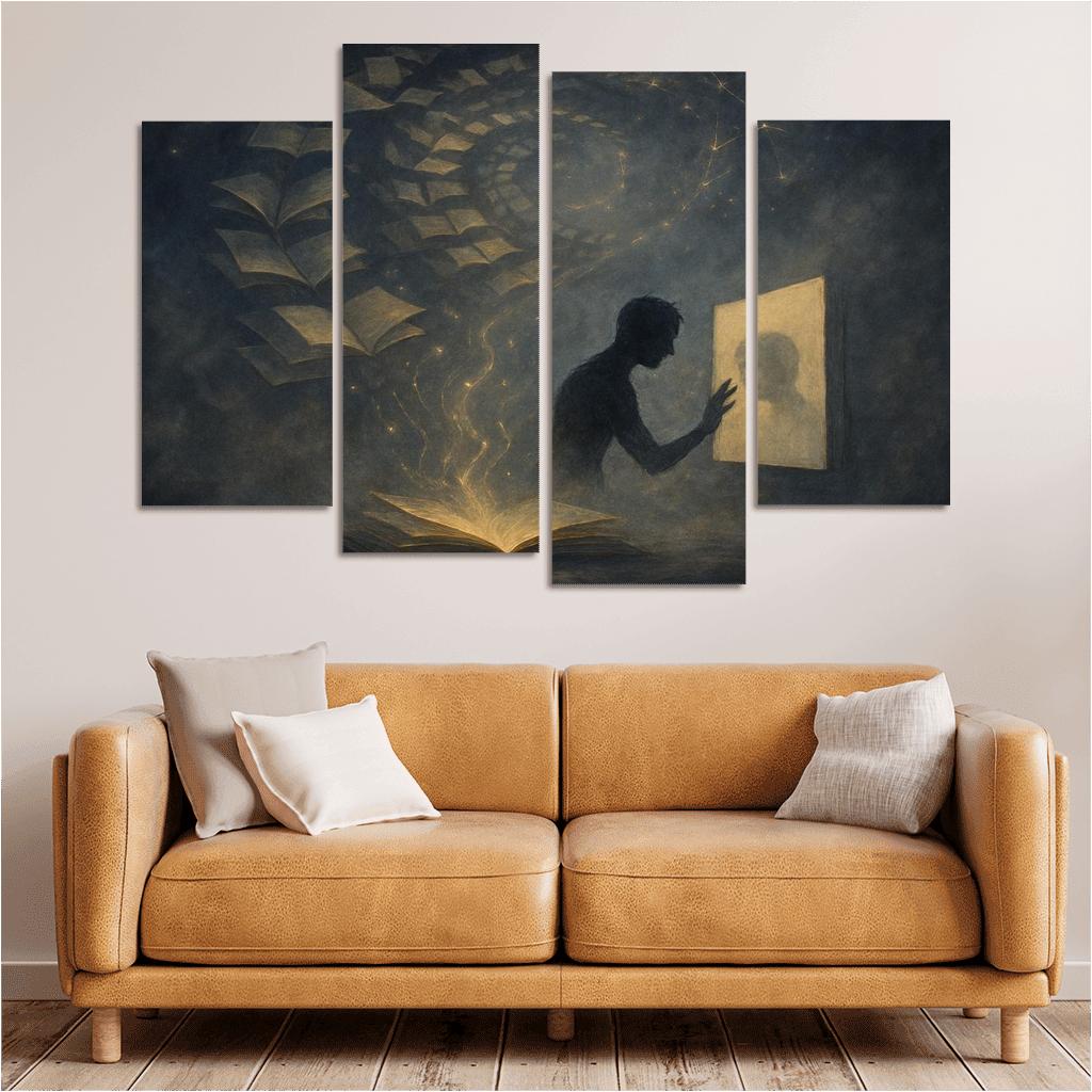 Library Of Unwritten Memories premium artwork frames