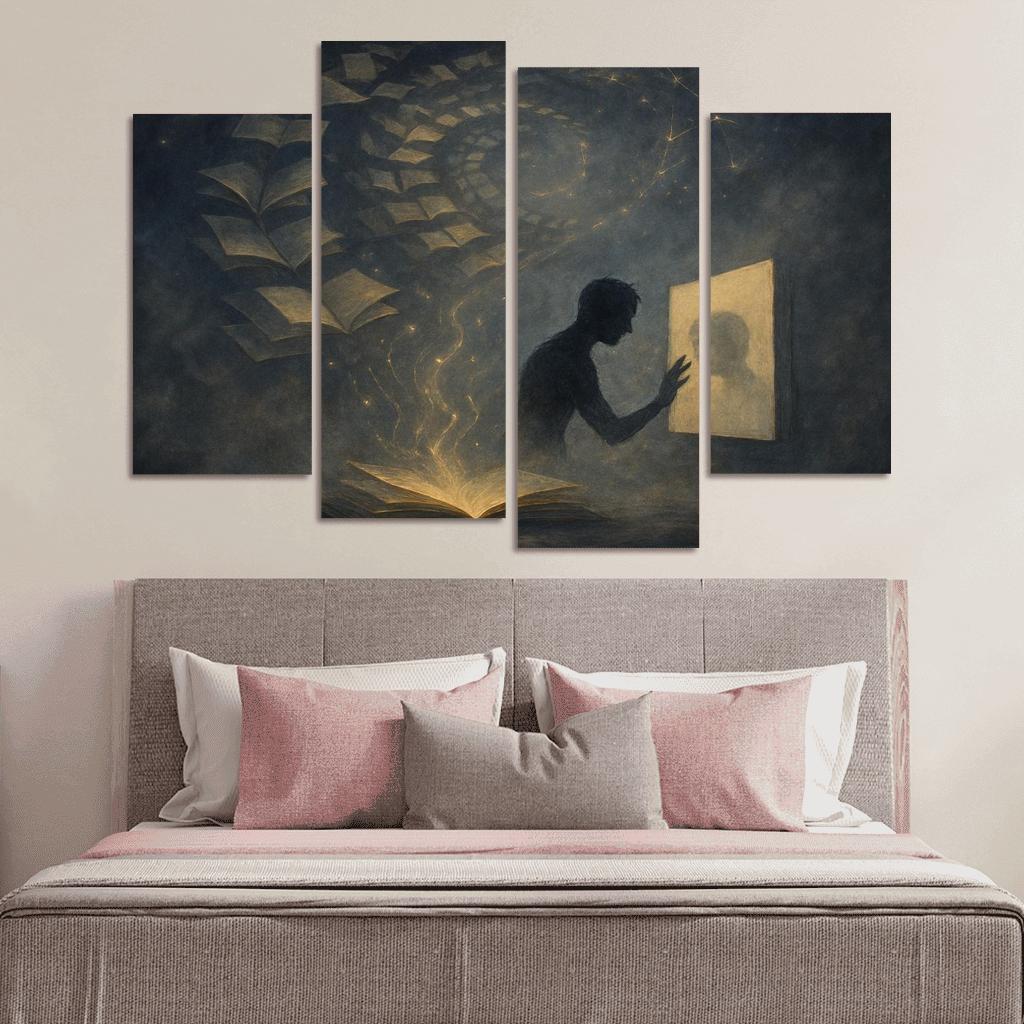 Library Of Unwritten Memories premium artwork frames