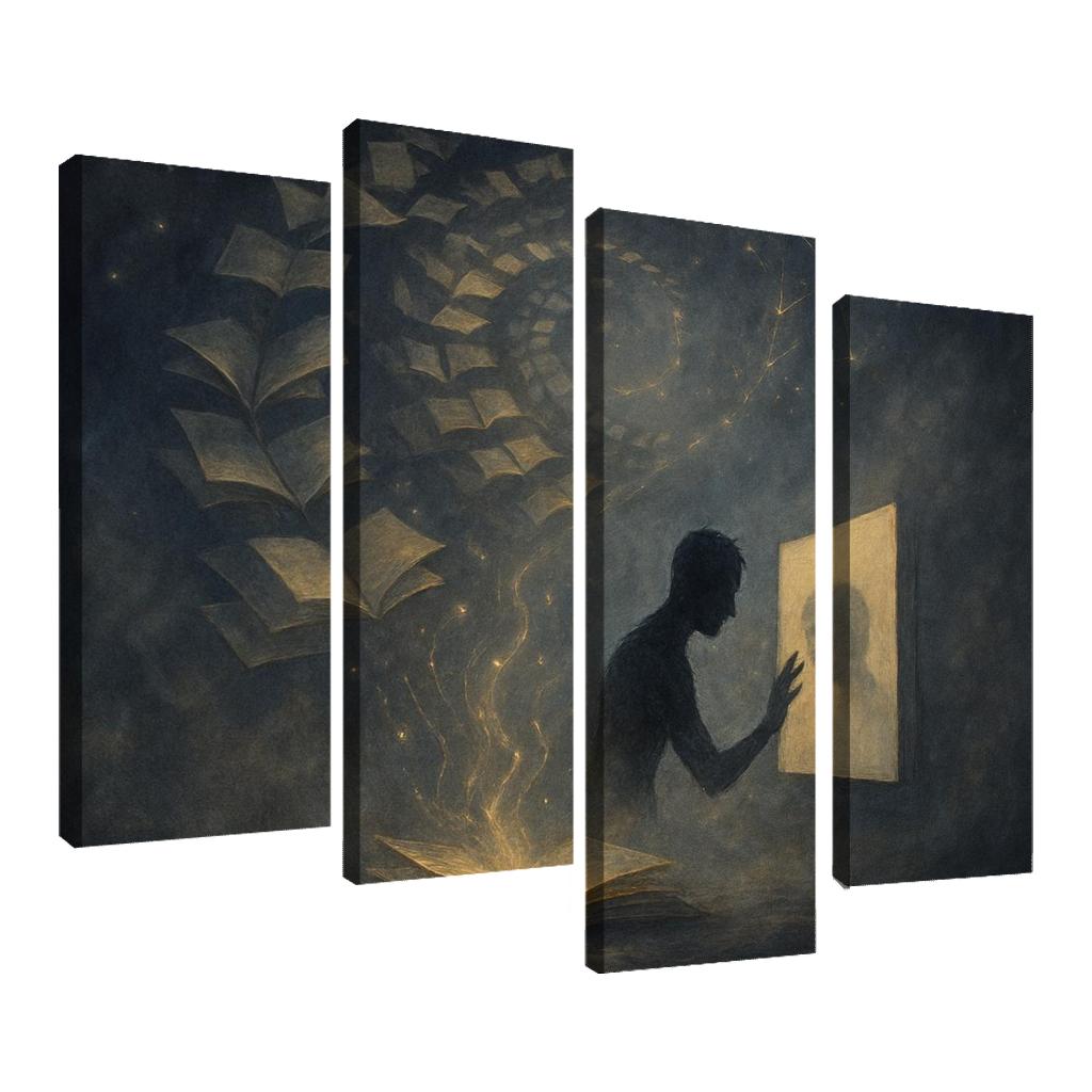 Library Of Unwritten Memories premium artwork frames