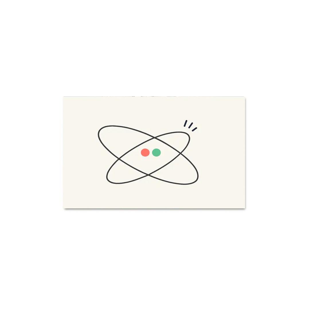 Quiet Orbit Dialogue abstract paintings frame