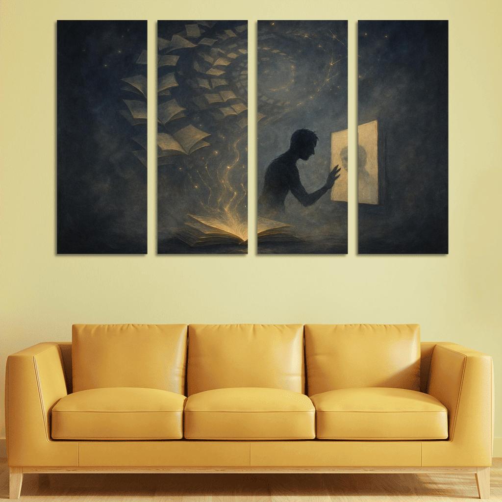 Library Of Unwritten Memories premium artwork frames
