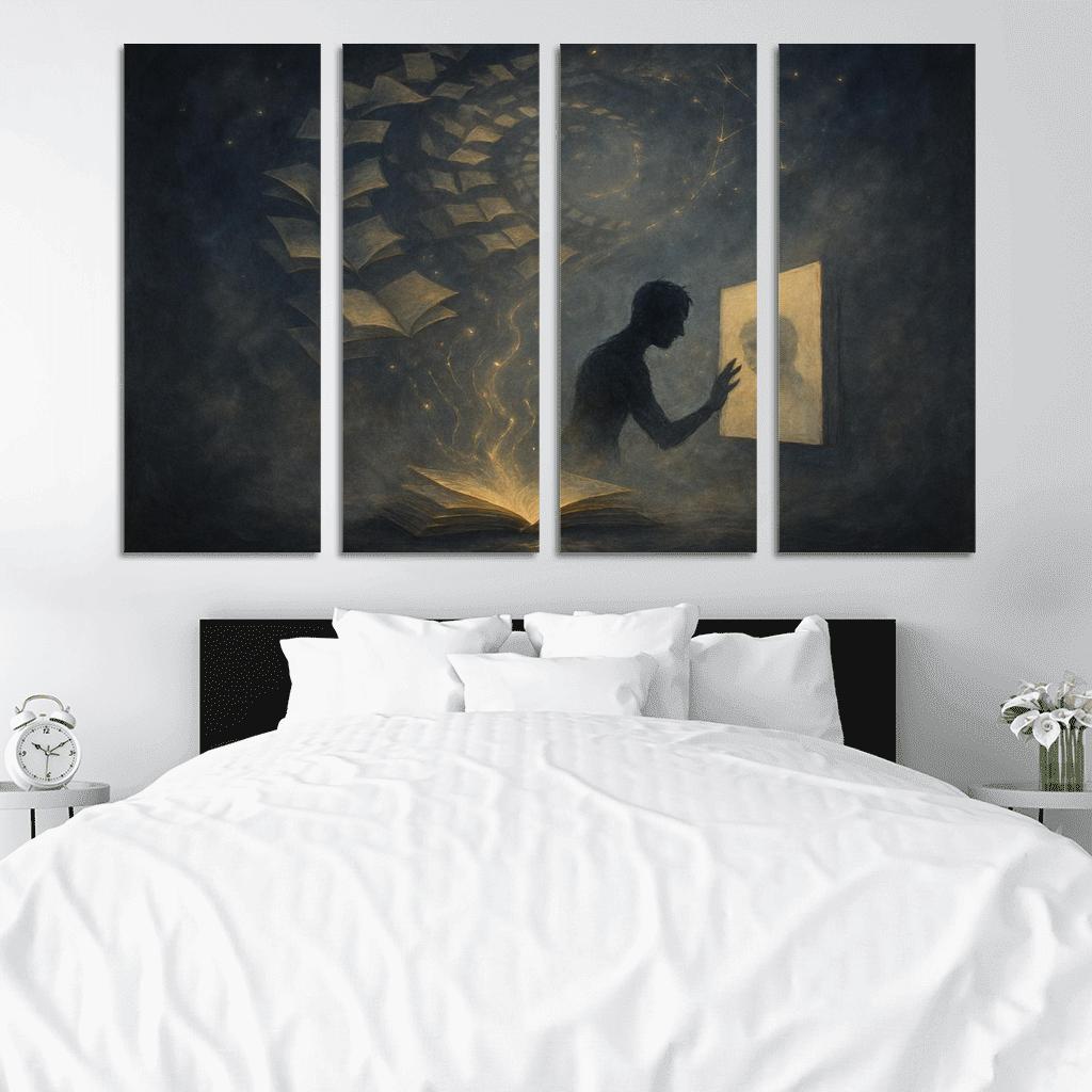 Library Of Unwritten Memories premium artwork frames