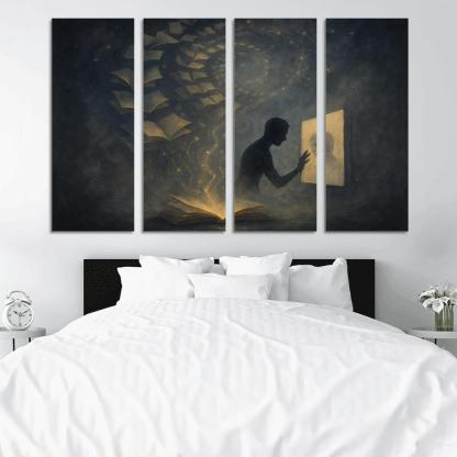 Library Of Unwritten Memories premium artwork frames