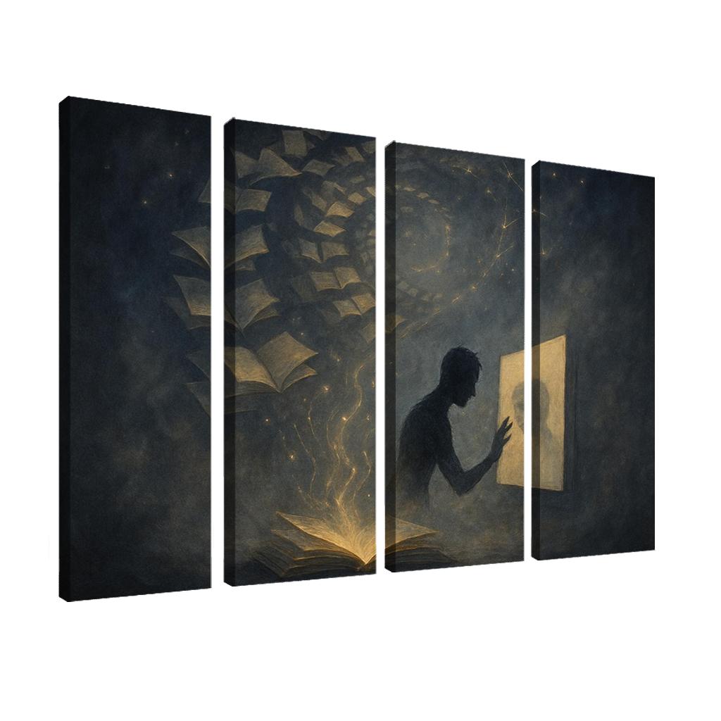 Library Of Unwritten Memories premium artwork frames