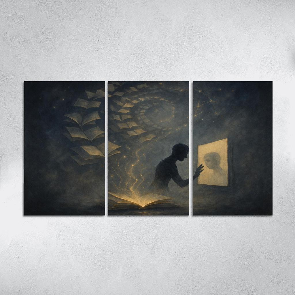 Library Of Unwritten Memories premium artwork frames