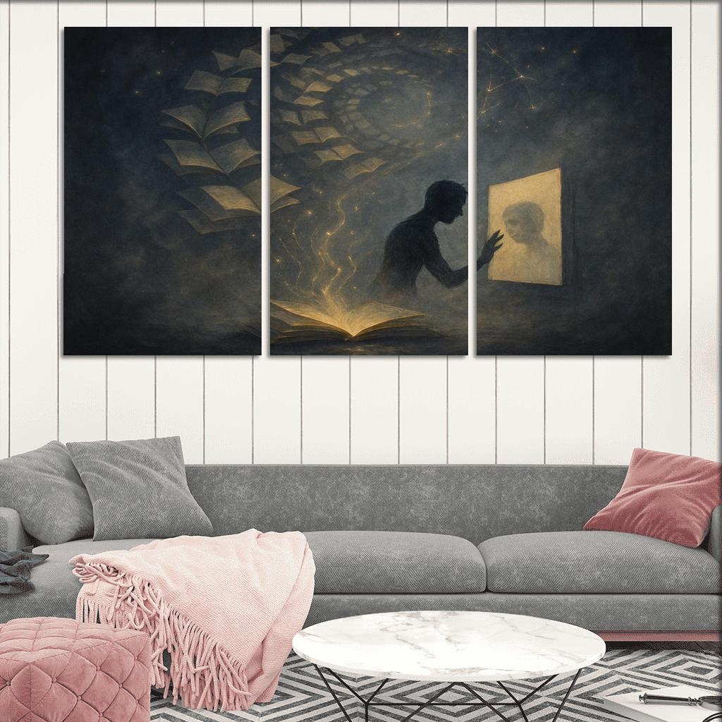 Library Of Unwritten Memories premium artwork frames