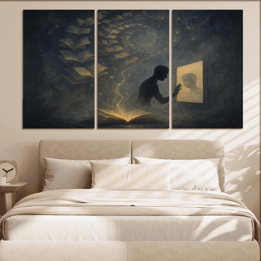 Library Of Unwritten Memories premium artwork frames