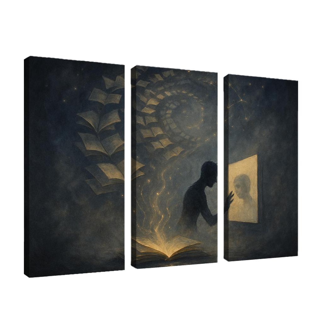 Library Of Unwritten Memories premium artwork frames