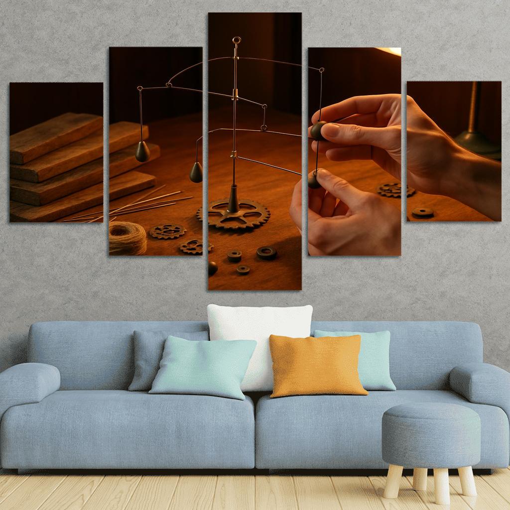 Kinetic Sculpture Building With Reclaimed Materials custom paintings frame