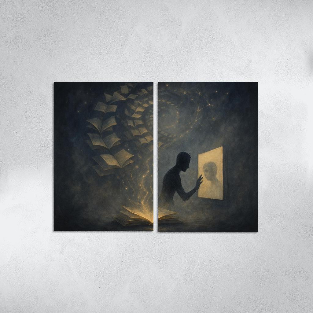 Library Of Unwritten Memories premium artwork frames