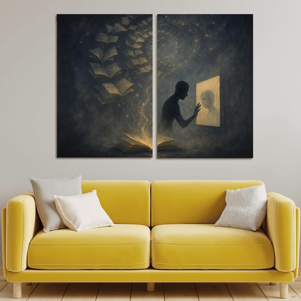 Library Of Unwritten Memories premium artwork frames
