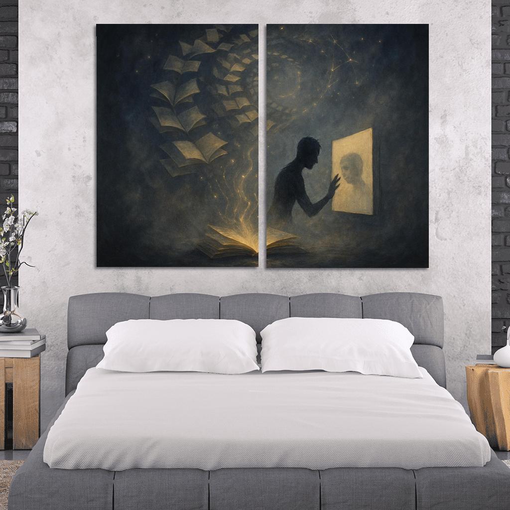 Library Of Unwritten Memories premium artwork frames