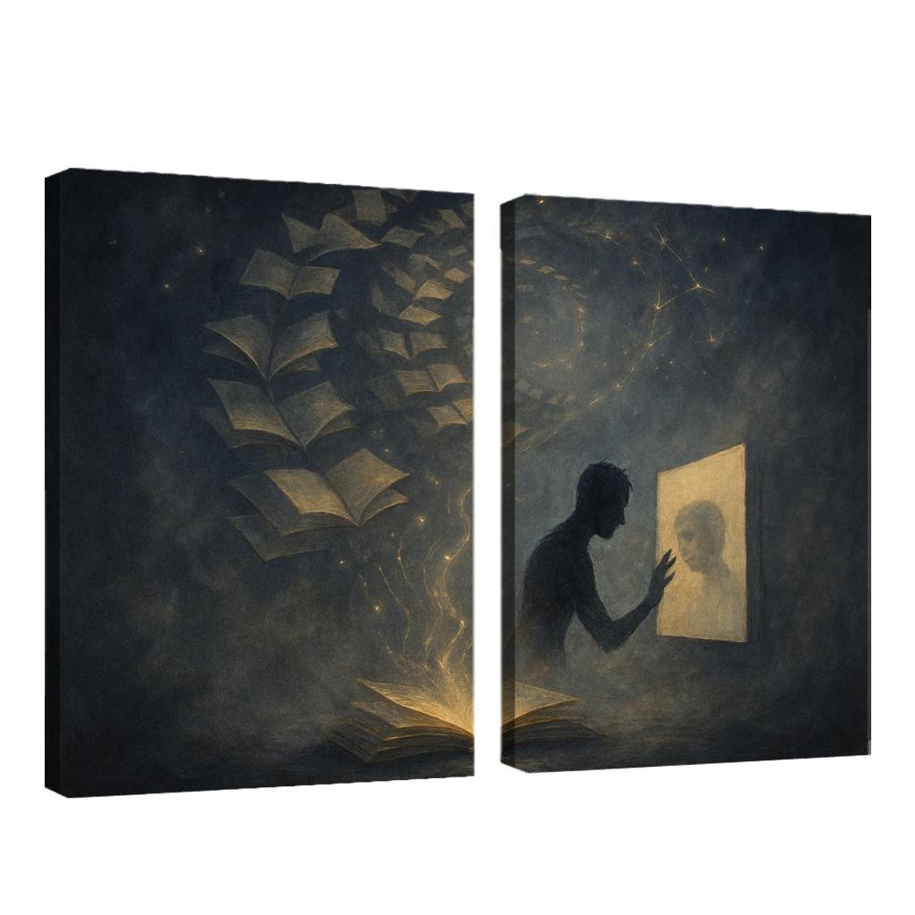Library Of Unwritten Memories premium artwork frames