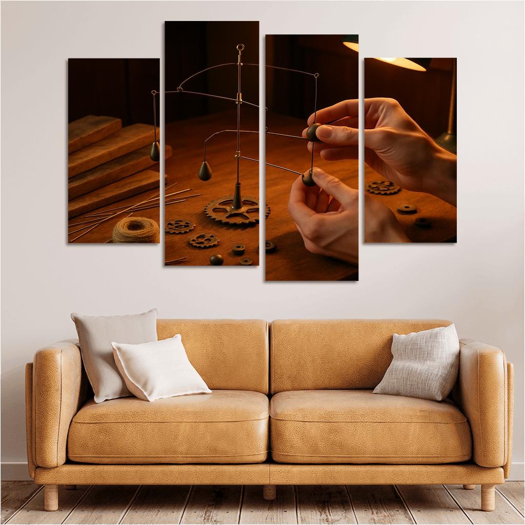 Kinetic Sculpture Building With Reclaimed Materials custom paintings frame