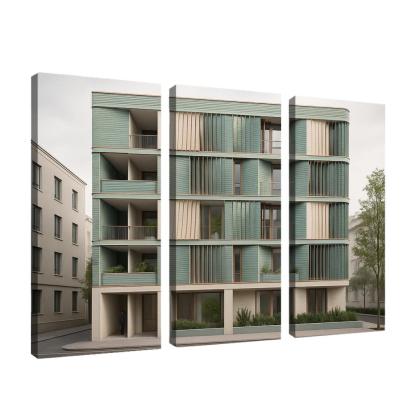 Tidal Breathing Facade Housing custom paintings frame