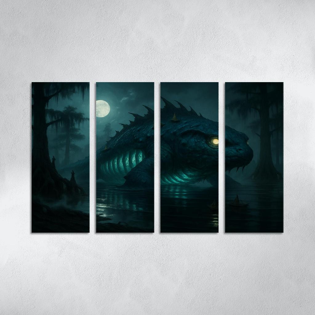 The Mireglass Leviathan wall decor