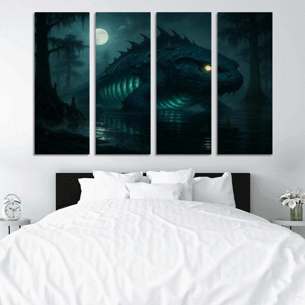 The Mireglass Leviathan wall decor