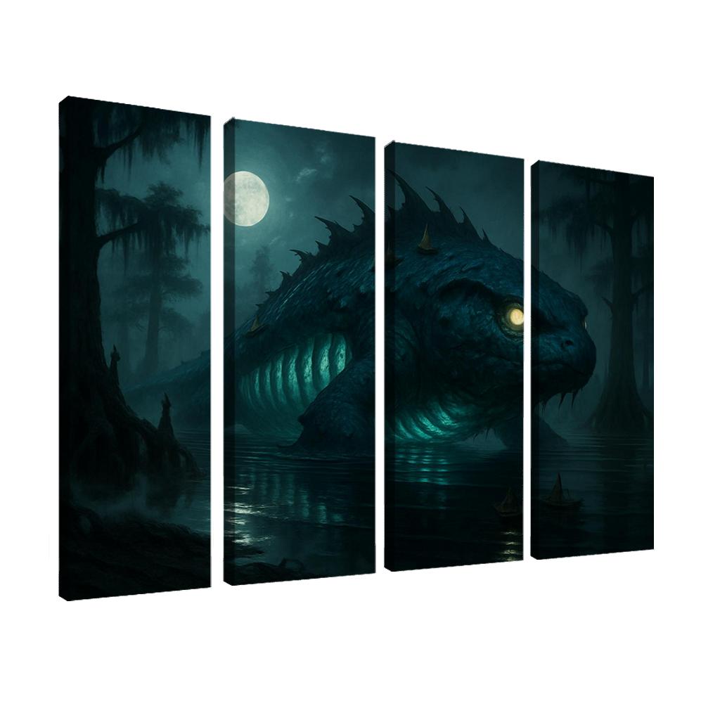 The Mireglass Leviathan wall decor