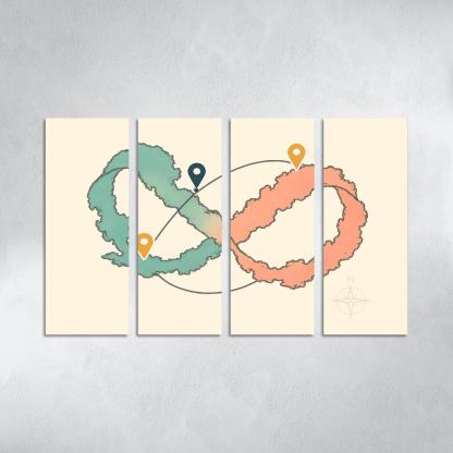 The Ribbon Sea Circuit framed paintings