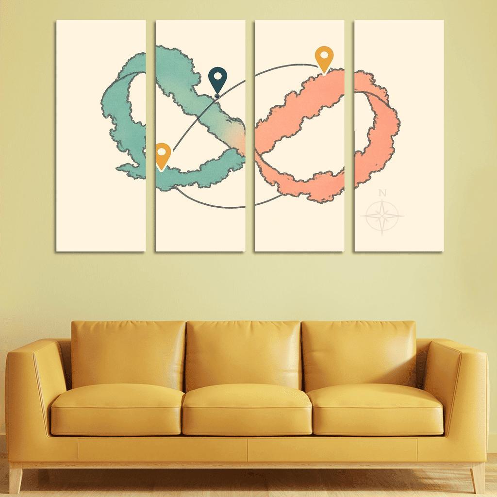 The Ribbon Sea Circuit framed paintings